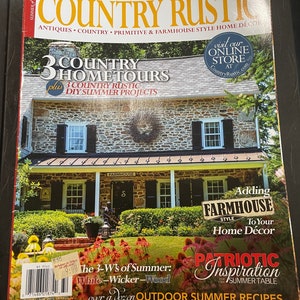 Past Issue of Country Rustic Magazine Spr 2021, Summer 2021, Summer 2022, Fall 2022, Winter 2022, Spr 2023, Summer 2023, Fall 2023 Winter 23 Summer 2023