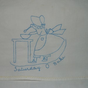 Vintage Linen &quot;Saturday Bake&quot;