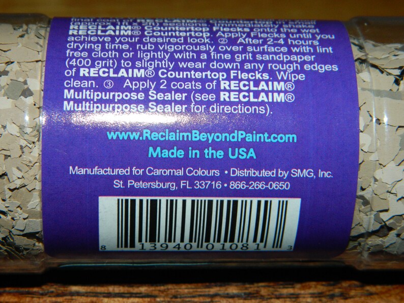 Reclaim Beyond Paint Charcoal Countertop Flecks 85g New Etsy