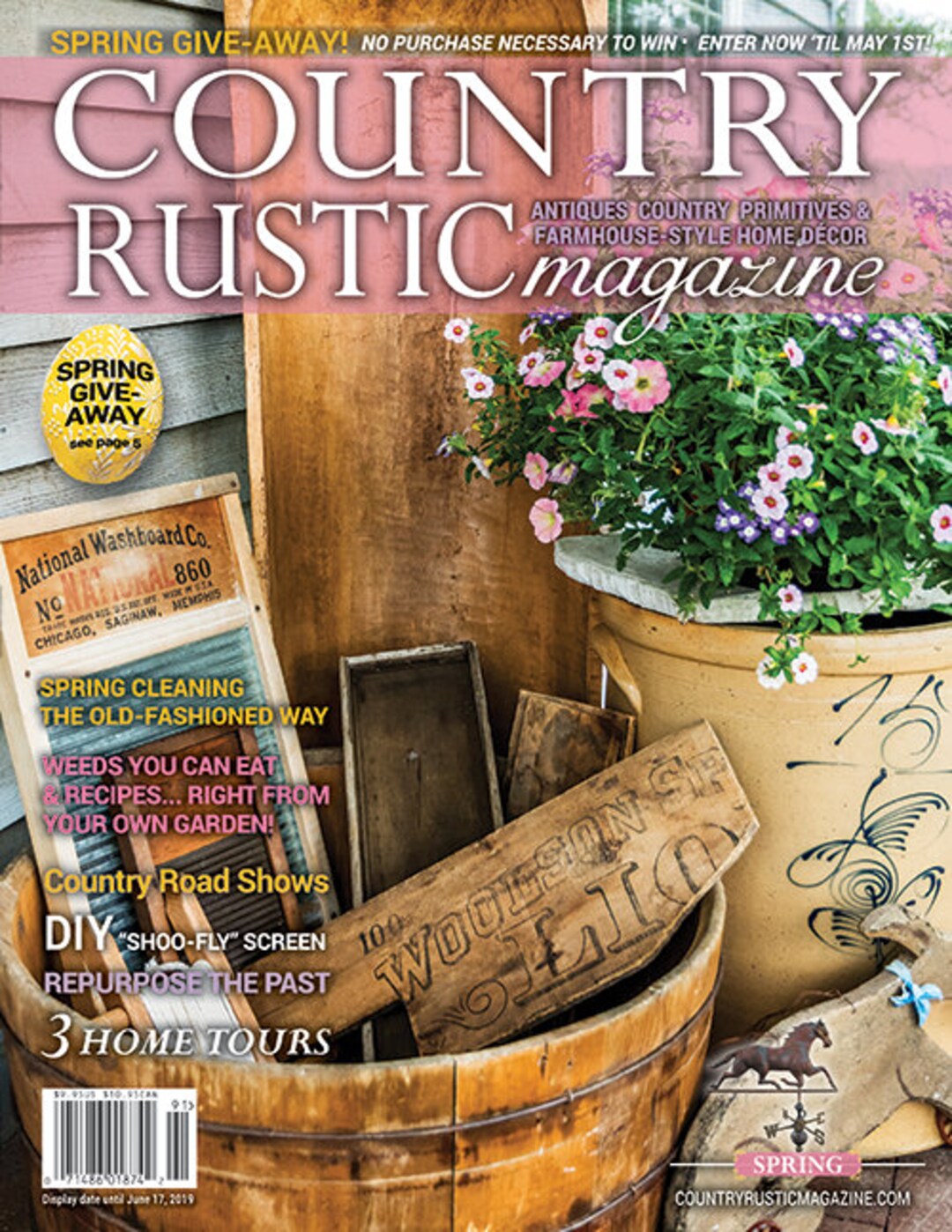 Past Issue of Country Rustic Magazine Sum 2018 Winter 2018 Etsy