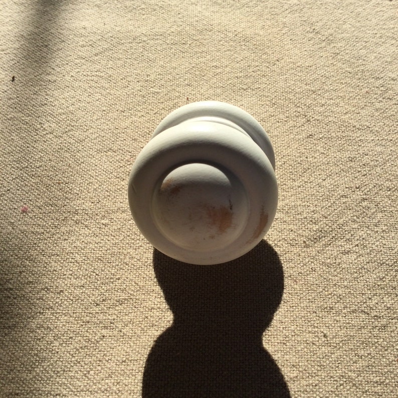 Ethan Allen Solid Wood Drawer Knobs 2 Across With Etsy