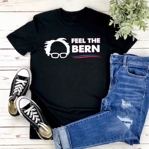 Feel The Bern Bernie Sanders for President 2020 Unisex Softstyle Short-Sleeve T-shirt S- 3XL