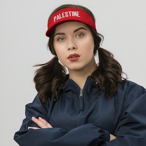 Free Palestine Embroidered Visor | #FreePalestine