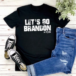 Let&#39;s Go Brandon #FJB Short-Sleeve Unisex T-Shirt | Funny Biden Shirt