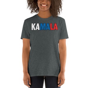 KAMALA Unisex Softstyle Kurzarm-T-Shirt S-3XL | Kamala Harris Vizepräsidentin VP Wahl 2024