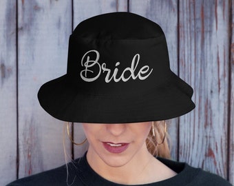 Bride Embroidered Bucket Hat | Married Woman | Bridal Gift | Wedding Gift