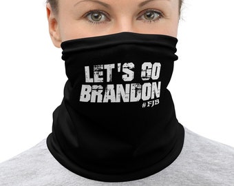 Let's Go Brandon #FJB Washable Neck Gaiter Face Mask