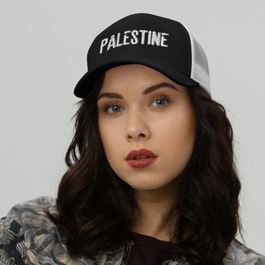 Palestine Embroidered Trucker Cap | #FreePalestine