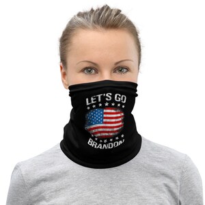 Let&#39;s Go Brandon Washable Neck Gaiter