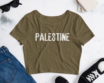 T-shirt court Palestine pour femmes | Palestine libre