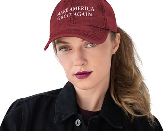 米国製 MAGA トランプ 刺繍 キャップ 古着 ロープ 5パネル 公式 モデル 米国製 MAGA トランプ 刺繍 キャップ 古着 ロープ 5パネル 公式