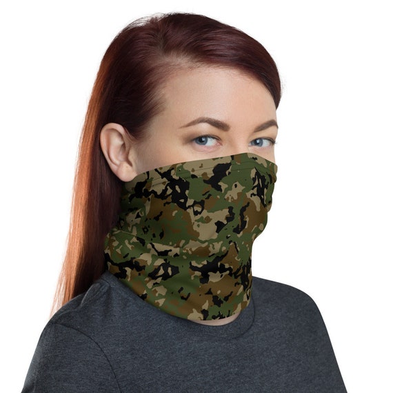 6pcs Camo NE Scarves Family Pack Elastic Print Neck Gaiter Bandana Balaclava N78 | Australia