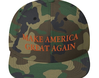 Make America Great Again Embroidered Snapback Hat | Donald Trump for President 2020, MAGA Hat, Republican Conservative Patriot #MAGA