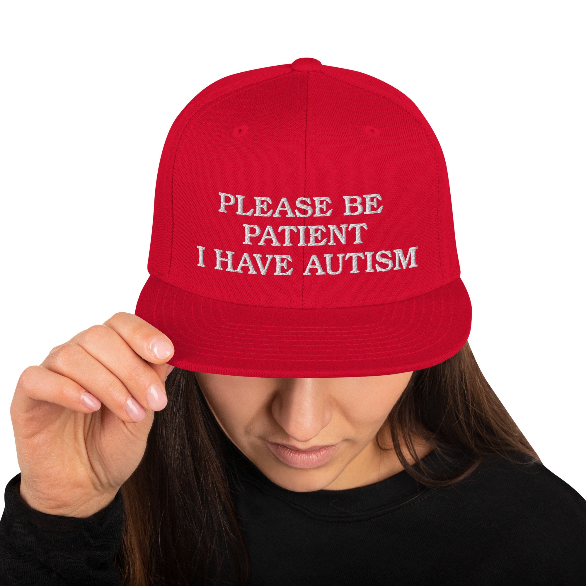 Have Autism Snapback Hat Autism - Etsy