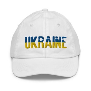 Ukraine Youth baseball Cap Hat for Kids