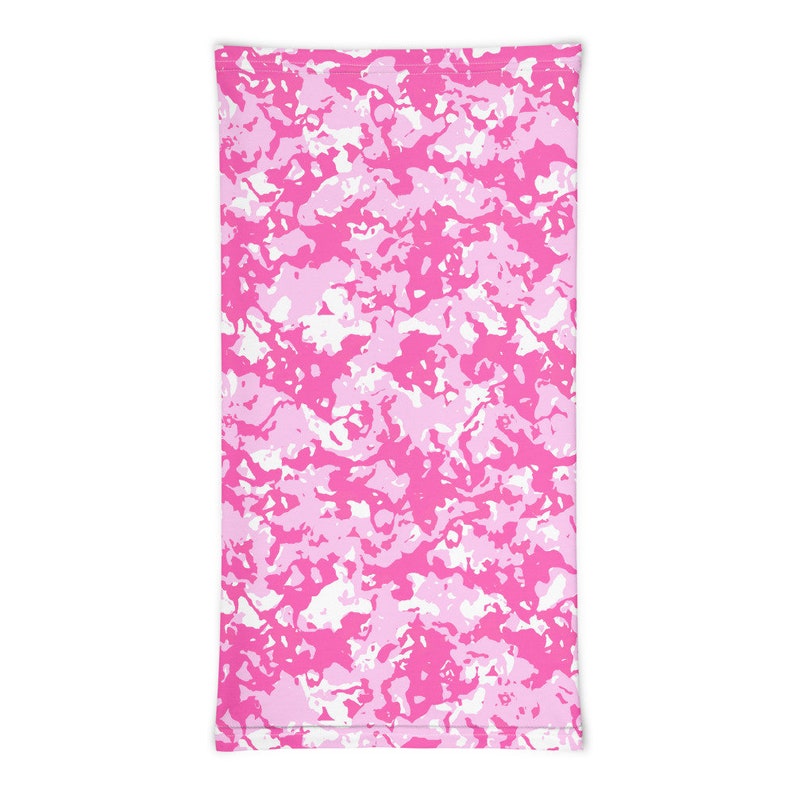 Pink Camo Washable Face Mask Neck Gaiter Camouflage Face Etsy