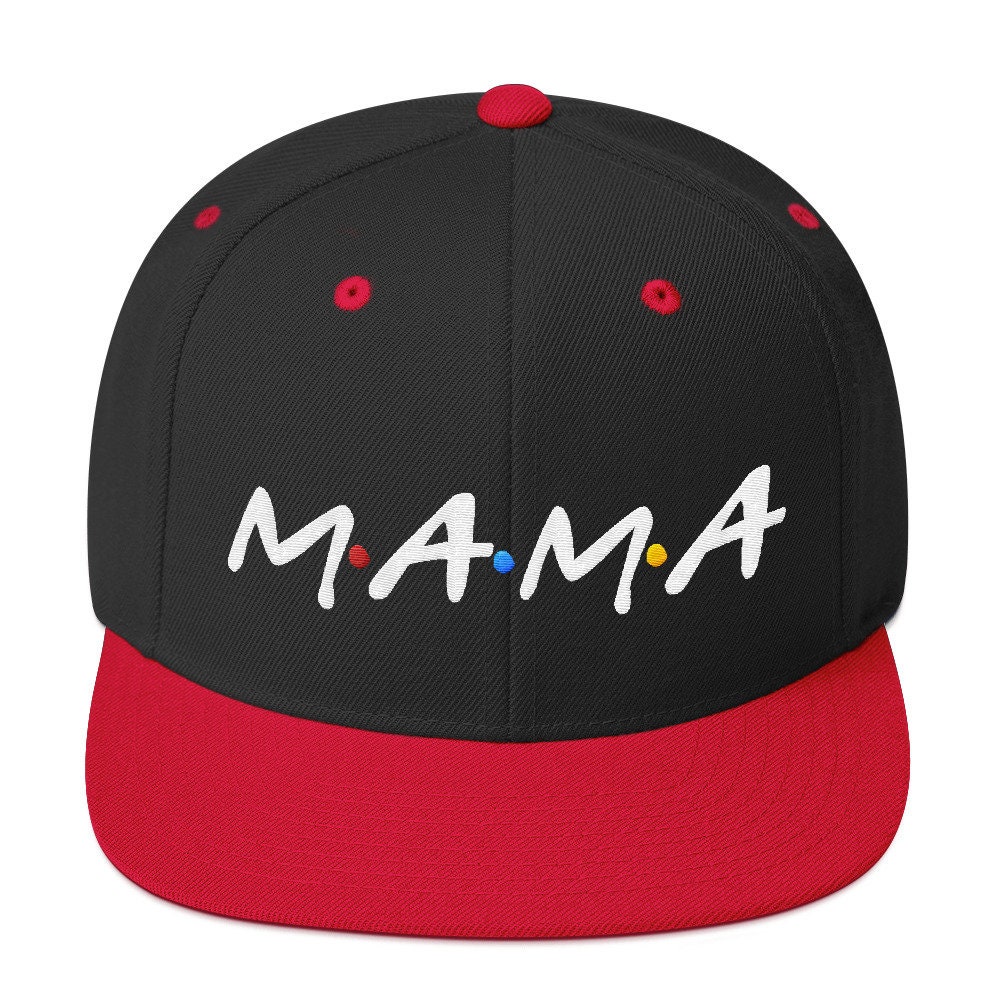 FRIENDS Mama Embroidered Snapback Hat Mom Hat Mother's | Etsy