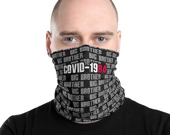 COVID-1984 Big Brother Washable Face Mask Neck Gaiter