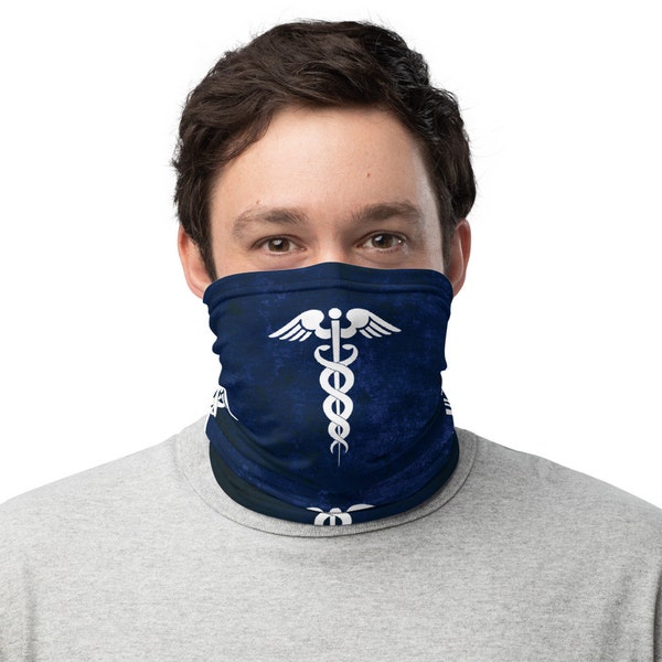 Medical Symbol Washable Face Mask Neck Gaiter | Healthcare workers Doctors Nurses