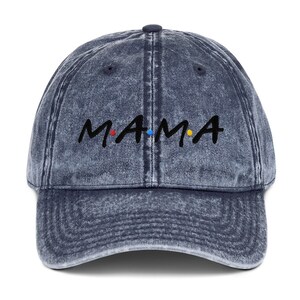 Mama Embroidered Hat Vintage Cotton Twill Cap | Mom Hat Mother&#39;s Day New Mom Mom&#39;s Birthday gift
