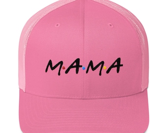 Mama Embroidered Hat Trucker Cap | Mom Hat Mother's Day New Mom Mom's Birthday gift