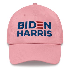 Biden Harris Chapeau de papa brodé Joe Biden pour la présidente Kamala Harris Vice-vp 2020 Pink
