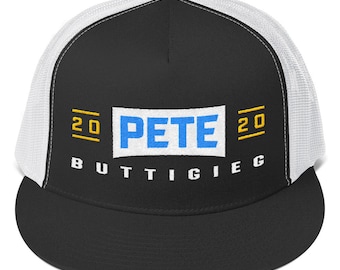 Pete Buttigieg 2020 Embroidered Trucker Cap | Pete Buttigieg for President Hat