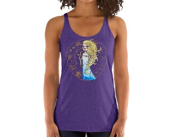 Boogschutter Zodiac Sign Tank - Dames Racerback Tank - Volwassene - XS - XL