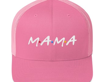 Mama Embroidered Hat Trucker Cap | Mom Hat Mother's Day New Mom Mom's Birthday gift