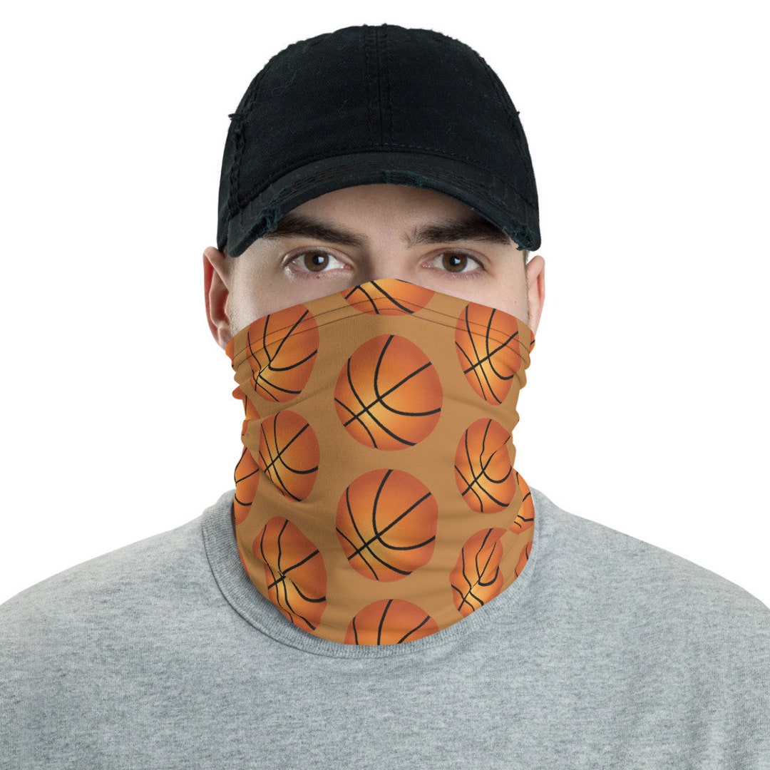 Basketball Washable Face Mask Neck Gaiter Etsy
