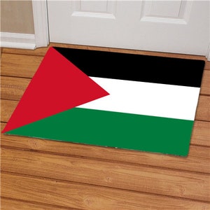 Flag of Palestine Doormat | Palestinian Pride Doormat Gift Free Palestine