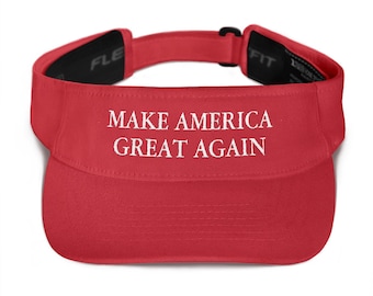 Visera bordada "Make America Great Again", Donald Trump para presidente 2024, gorra MAGA, patriota conservador republicano #MAGA