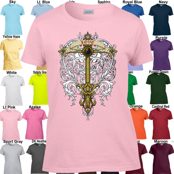 Cross Over Sacred Heart Love T-shirt - Classic Fit Ladies' T-shirt
