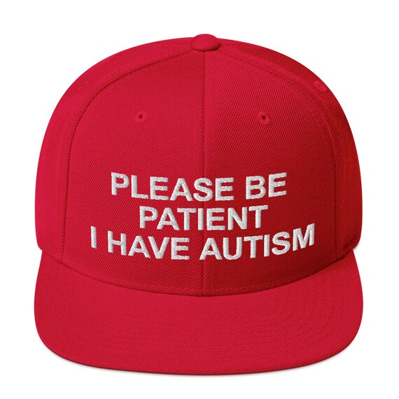 Autism Snapback Hat Autism - Etsy 