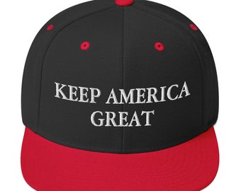 Håll America Great Broderad Snapback Hat | Donald Trump för president 2020, KAG Hat, Republikansk konservativ patriot #KAG #MAGA