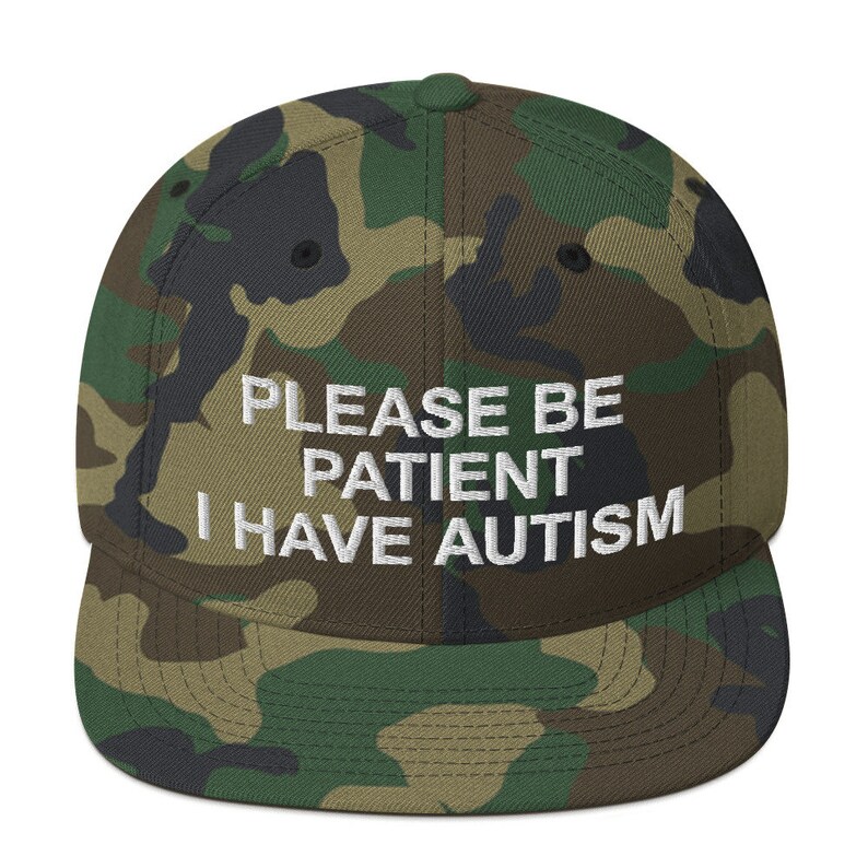 Please Be Patient I Have Autism Snapback Hat Autism | Etsy