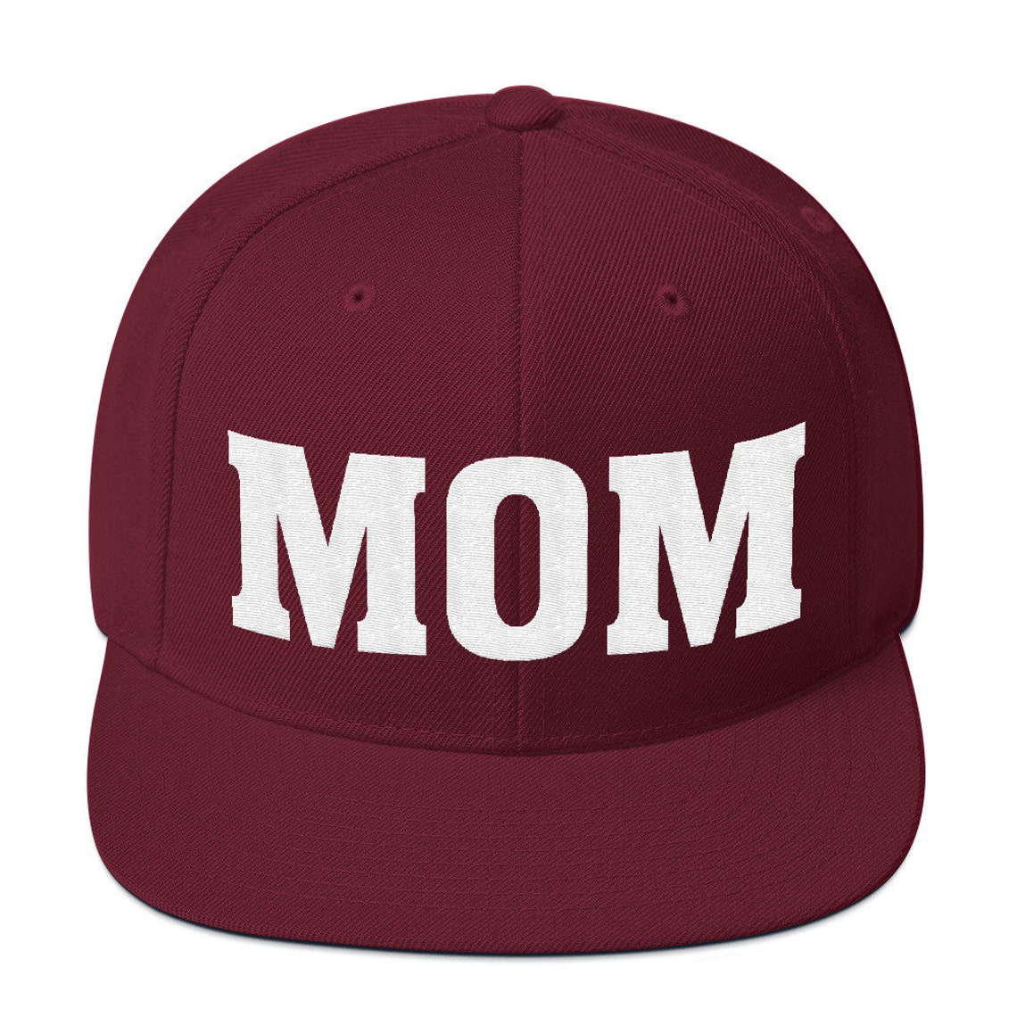 Mom Embroidered Snapback Hat Mother's Day New Mom Gift - Etsy