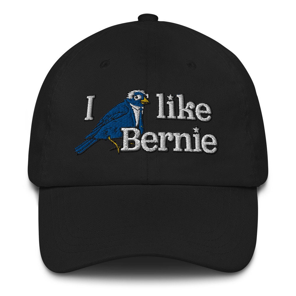 I Like Bernie Embroidered Baseball Hat Cotton Cap | Bernie Birdie ...