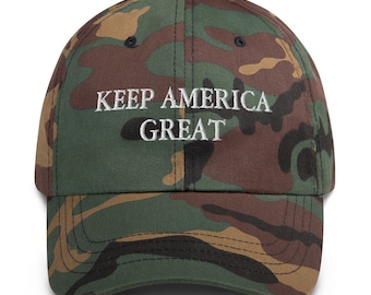 Keep America Great Embroidered Dad Hat / Donald Trump for President 2020, republicano conservador patriot #KAG #MAGA