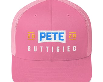 Pete 2020 Embroidered Trucker Cap | Pete Buttigieg for President Hat