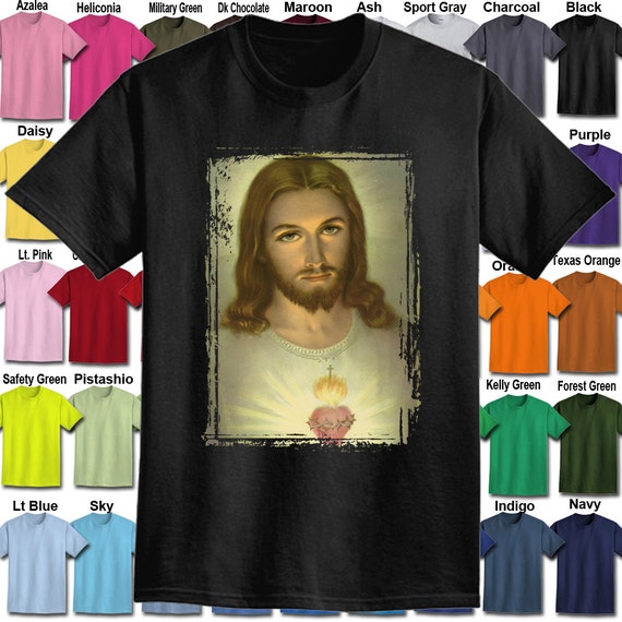 Sacred Heart of Jesus Christ T-shirt - Adult Unisex - We Carry