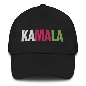 Kamala Embroidered Dad Hat Cap | Biden Harris Vice President Election 2024