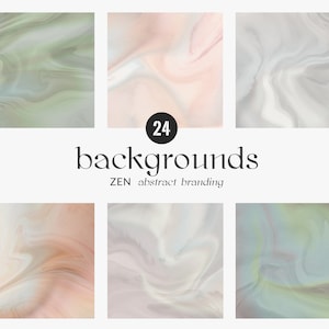 Neutros Etéreos - Fundos Abstratos Clipart, Fundo Gradiente, Formas Abstratas Marca Zen, Elementos de texturas em tons de terra PNG