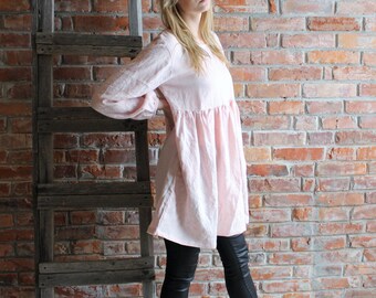 Top Baby-doll Honey Punch, Taille S, Jaune, Avec Détails Crochet - Occasion Très Bon état