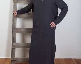 Lang shirt Homewear Hooded