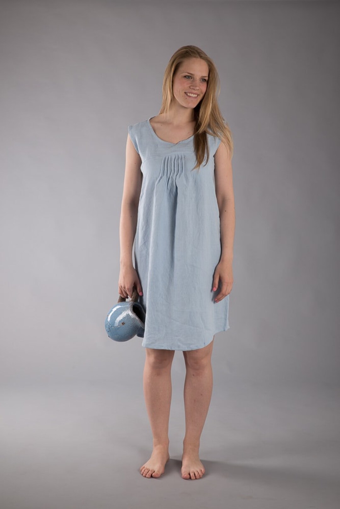Womens Linen Night Dress Naktis main image 0