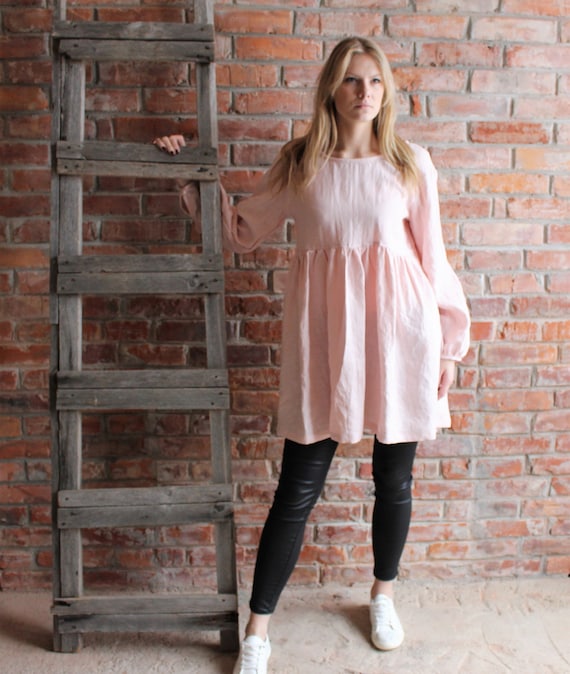 linen babydoll dress