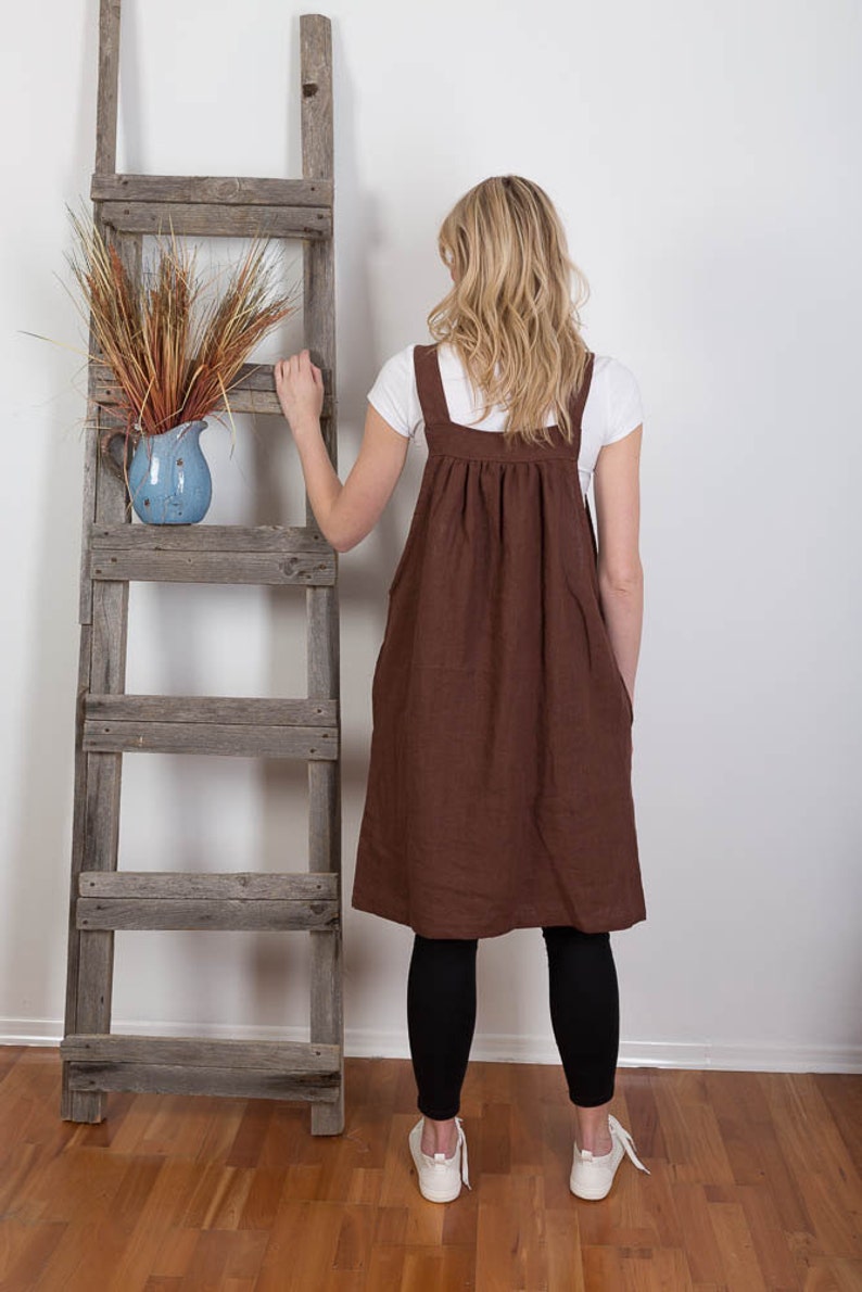 linen overalls
