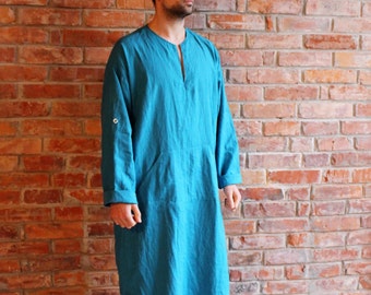 Mens linen tunic