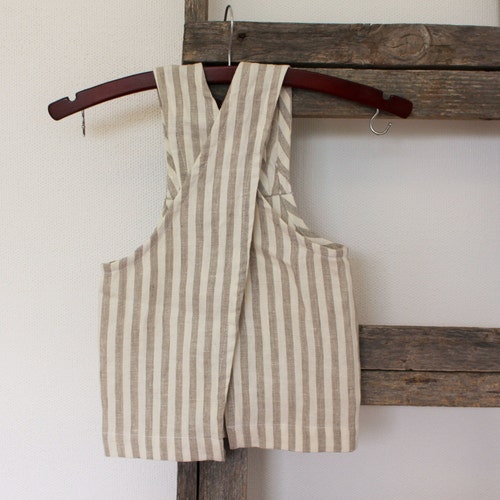 Girls Clothes Linen Pinafore Apron Dress Kids Retro Apron - Etsy Canada